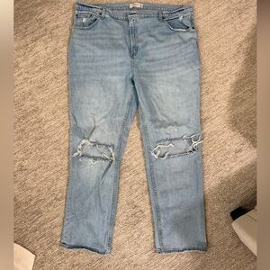 Abercrombie 90’s Straight Ultra High Rise